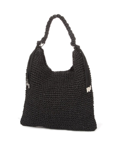 BAYFLOW(ベイフロー)の「【cachecache(カシュカシュ)】ペーパーパラコードトートバッグ(トートバッグ・レディース・ナチュラル/ブラック・FREE)」の16枚目の写真