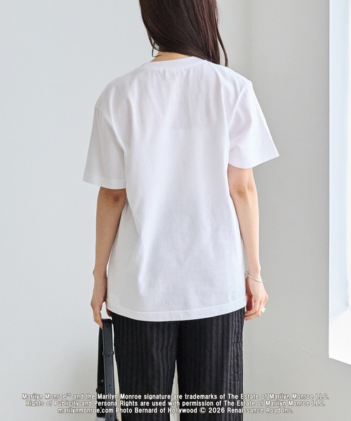 GOOD ROCK SPEED（グッドロックスピード）の「【GOOD ROCK SPEED】マリリン・モンロー｜Marilyn Monroe フォトT（Tシャツ/カットソー・レディース・ホワイト/オフホワイト・F）」の20枚目の写真