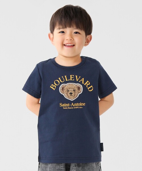 SHIPS Colors(シップス カラーズ)の「SHIPS Colors:80~150cm / TeddyBear(R) コラボ Tシャツ◇(Tシャツ/カットソー・キッズ・ライトブルー/その他/ライトホワイト/ベージュ系その他/ベージュ/ネイビー/ベージュ系その他2/ベージュ系その他3/ホワイト系・100/110/120/130/140/150/80/90)」の8枚目の写真
