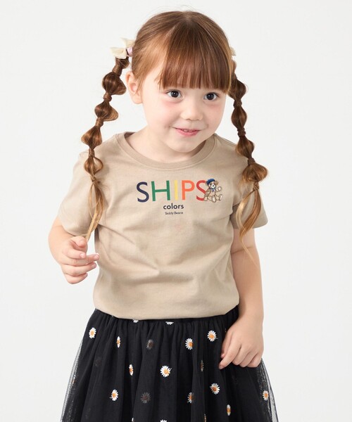 SHIPS Colors:80～150cm / TeddyBear(R) コラボ Tシャツ◇（Tシャツ