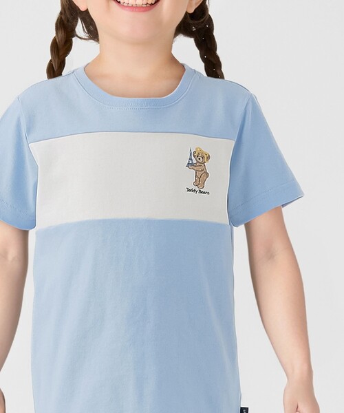 SHIPS Colors(シップス カラーズ)の「SHIPS Colors:80~150cm / TeddyBear(R) コラボ Tシャツ◇(Tシャツ/カットソー・キッズ・ライトブルー/その他/ライトホワイト/ベージュ系その他/ベージュ/ネイビー/ベージュ系その他2/ベージュ系その他3/ホワイト系・100/110/120/130/140/150/80/90)」の7枚目の写真