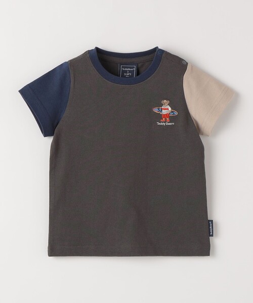 SHIPS Colors(シップス カラーズ)の「SHIPS Colors:80~150cm / TeddyBear(R) コラボ Tシャツ◇(Tシャツ/カットソー・キッズ・ライトブルー/その他/ライトホワイト/ベージュ系その他/ベージュ/ネイビー/ベージュ系その他2/ベージュ系その他3/ホワイト系・100/110/120/130/140/150/80/90)」の12枚目の写真