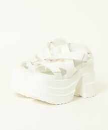YOSUKE | 【YOSUKE】厚底テープストラップサンダル 4460109(サンダル)