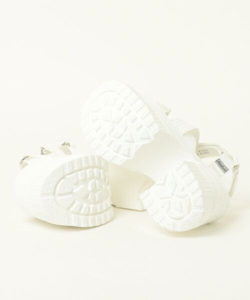 YOSUKE（ヨースケ）の「【YOSUKE】厚底テープストラップサンダル 4460109（サンダル・レディース・ブラック/ホワイト/ブラック×ホワイト・S/M/L/LL）」の5枚目の写真