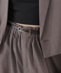 NANO universe | 無段階調整 レクタングル型バックルベルト(ベルト)