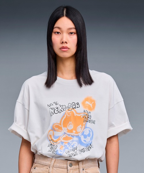 セール】PUMA プーマ ユニセックス NEKO-san スケッチ グラフィック MX