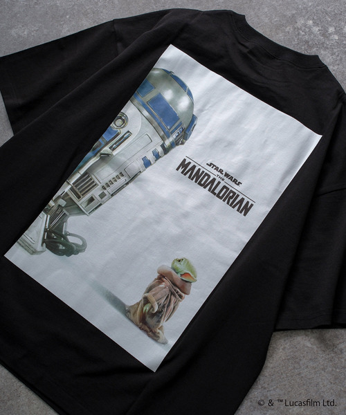 STAR WARS(スターウォーズ)の「スター・ウォーズ マンダロリアン 半袖Tシャツ Star Wars The Mandalorian メンズ(Tシャツ/カットソー・メンズ・ブラック系その他/ホワイト系その他2/ホワイト系その他4/ブラック系その他3/ホワイト系その他3/ブラック系その他4/ブラック系その他2/ホワイト系その他・L/M)」の13枚目の写真