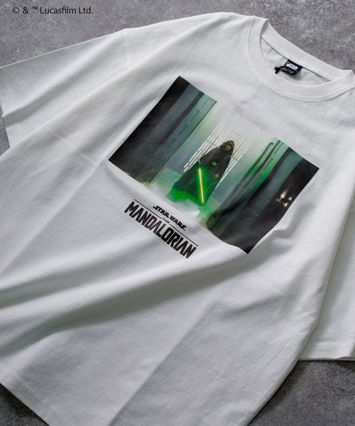 STAR WARS(スターウォーズ)の「スター・ウォーズ マンダロリアン 半袖Tシャツ Star Wars The Mandalorian メンズ(Tシャツ/カットソー・メンズ・ブラック系その他/ホワイト系その他2/ホワイト系その他4/ブラック系その他3/ホワイト系その他3/ブラック系その他4/ブラック系その他2/ホワイト系その他・L/M)」の12枚目の写真