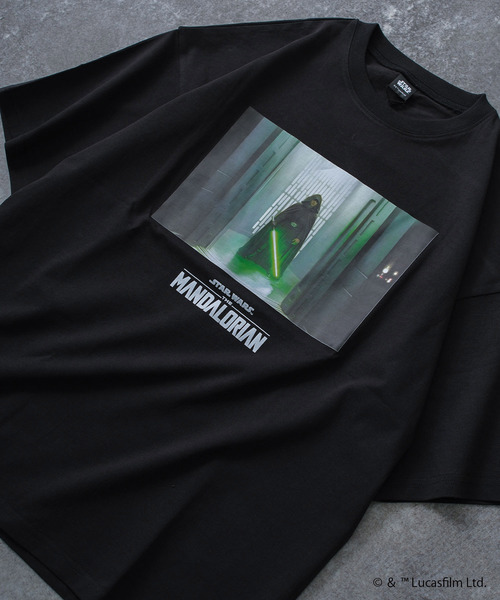 STAR WARS(スターウォーズ)の「スター・ウォーズ マンダロリアン 半袖Tシャツ Star Wars The Mandalorian メンズ(Tシャツ/カットソー・メンズ・ブラック系その他/ホワイト系その他2/ホワイト系その他4/ブラック系その他3/ホワイト系その他3/ブラック系その他4/ブラック系その他2/ホワイト系その他・L/M)」の11枚目の写真
