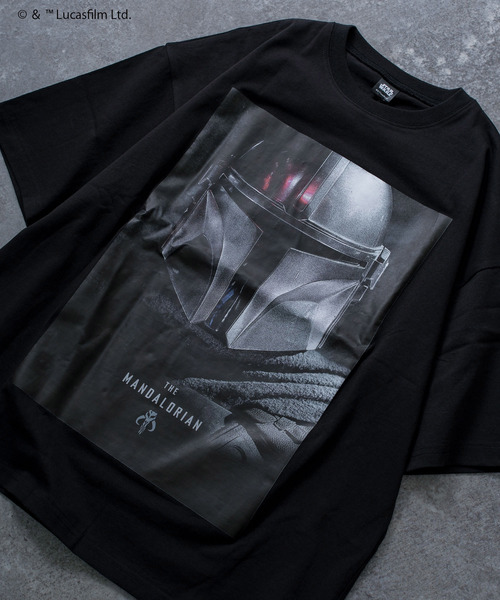 STAR WARS(スターウォーズ)の「スター・ウォーズ マンダロリアン 半袖Tシャツ Star Wars The Mandalorian メンズ(Tシャツ/カットソー・メンズ・ブラック系その他/ホワイト系その他2/ホワイト系その他4/ブラック系その他3/ホワイト系その他3/ブラック系その他4/ブラック系その他2/ホワイト系その他・L/M)」の9枚目の写真