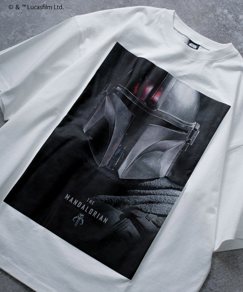 STAR WARS(スターウォーズ)の「スター・ウォーズ マンダロリアン 半袖Tシャツ Star Wars The Mandalorian メンズ(Tシャツ/カットソー・メンズ・ブラック系その他/ホワイト系その他2/ホワイト系その他4/ブラック系その他3/ホワイト系その他3/ブラック系その他4/ブラック系その他2/ホワイト系その他・L/M)」の10枚目の写真