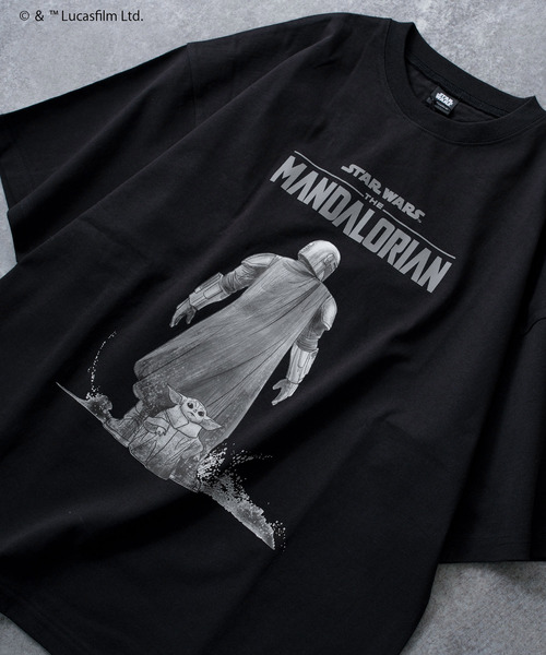 STAR WARS(スターウォーズ)の「スター・ウォーズ マンダロリアン 半袖Tシャツ Star Wars The Mandalorian メンズ(Tシャツ/カットソー・メンズ・ブラック系その他/ホワイト系その他2/ホワイト系その他4/ブラック系その他3/ホワイト系その他3/ブラック系その他4/ブラック系その他2/ホワイト系その他・L/M)」の17枚目の写真