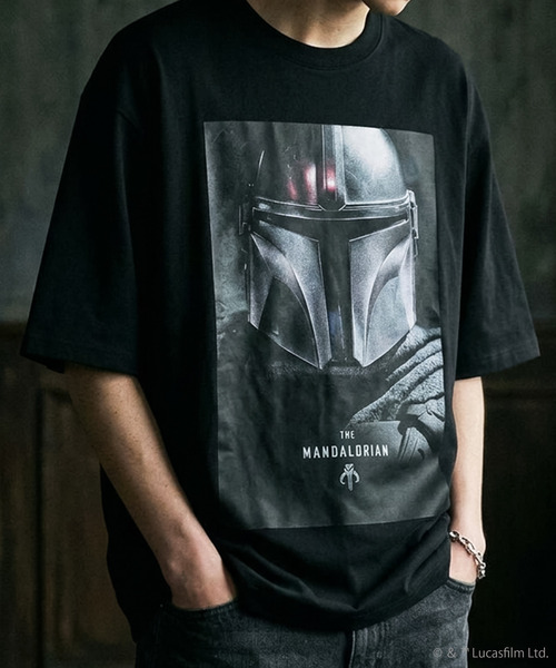 STAR WARS(スターウォーズ)の「スター・ウォーズ マンダロリアン 半袖Tシャツ Star Wars The Mandalorian メンズ(Tシャツ/カットソー・メンズ・ブラック系その他/ホワイト系その他2/ホワイト系その他4/ブラック系その他3/ホワイト系その他3/ブラック系その他4/ブラック系その他2/ホワイト系その他・L/M)」の22枚目の写真