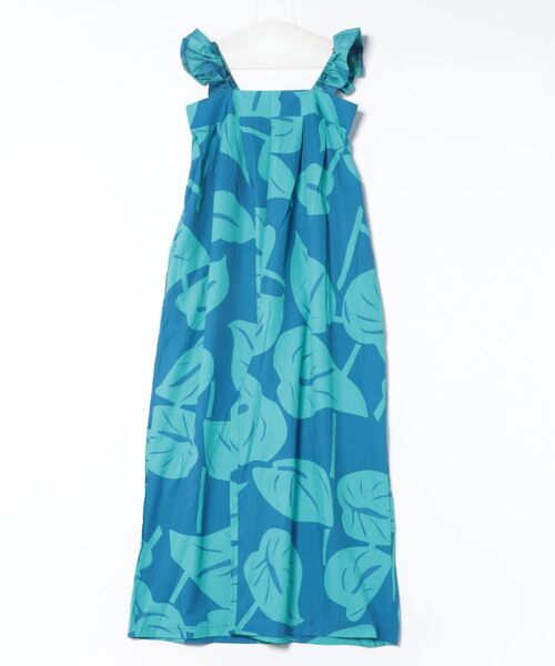 Maunaloa(マウナロア)の「【Maunaloa】アンスリウムサロペットパンツ(サロペット/オーバーオール・レディース・グリーン/ターコイズブルー/パープル・FREE)」の1枚目の写真