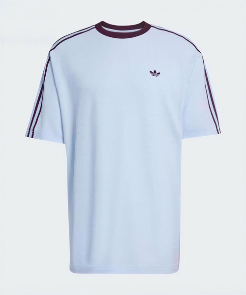 adidas Originals（アディダスオリジナルス）の「adidas originals / アディダス オリジナルス BRITCORE RINGER（Tシャツ/カットソー・メンズ・ブルー/アイボリー・MEDIUM/LARGE）」の2枚目の写真