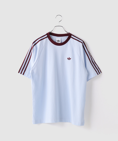 adidas Originals（アディダスオリジナルス）の「adidas originals / アディダス オリジナルス BRITCORE RINGER（Tシャツ/カットソー・メンズ・ブルー/アイボリー・MEDIUM/LARGE）」の3枚目の写真