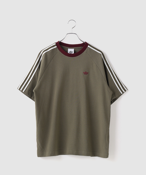 adidas Originals（アディダスオリジナルス）の「adidas originals / アディダス オリジナルス BRITCORE RINGER（Tシャツ/カットソー・メンズ・ブルー/アイボリー・MEDIUM/LARGE）」の7枚目の写真