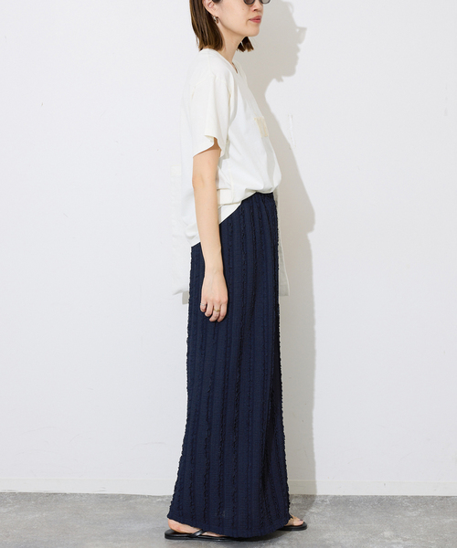 SLOBE IENA（スローブイエナ）の「《シリーズあり/》カットフリルスカート（スカート・レディース・ネイビー/ブラック・FREE）」の16枚目の写真