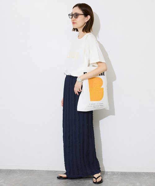 SLOBE IENA（スローブイエナ）の「《シリーズあり/》カットフリルスカート（スカート・レディース・ネイビー/ブラック・FREE）」の17枚目の写真