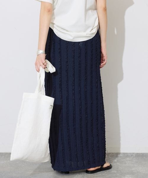 SLOBE IENA（スローブイエナ）の「《シリーズあり/》カットフリルスカート（スカート・レディース・ネイビー/ブラック・FREE）」の21枚目の写真