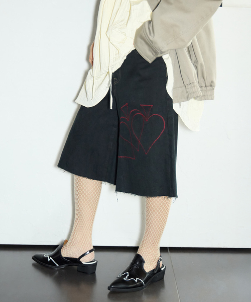 CITYSHOP(シティーショップ)の「TanC TOKYO OLDPARK x TanC EMBROIDERY SH TC26A-051:ハーフパンツ(その他パンツ・レディース・ブラック・32/30)」の14枚目の写真