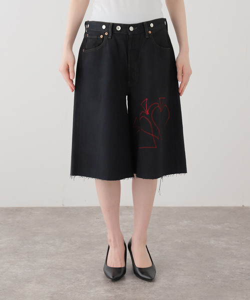 CITYSHOP(シティーショップ)の「TanC TOKYO OLDPARK x TanC EMBROIDERY SH TC26A-051:ハーフパンツ(その他パンツ・レディース・ブラック・32/30)」の16枚目の写真