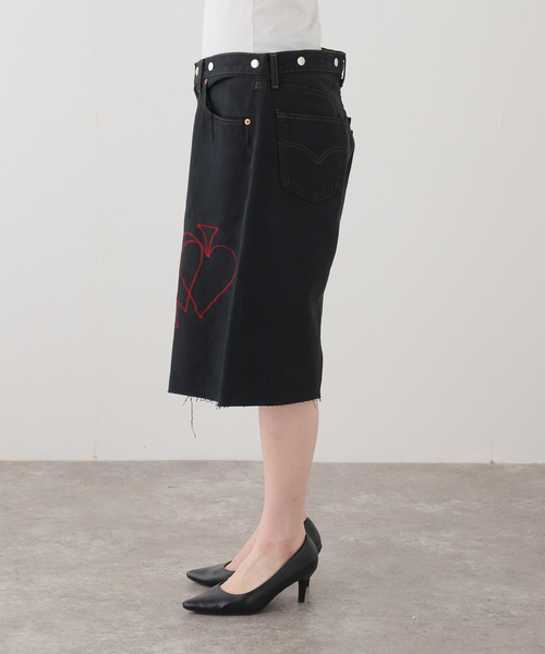CITYSHOP(シティーショップ)の「TanC TOKYO OLDPARK x TanC EMBROIDERY SH TC26A-051:ハーフパンツ(その他パンツ・レディース・ブラック・32/30)」の2枚目の写真