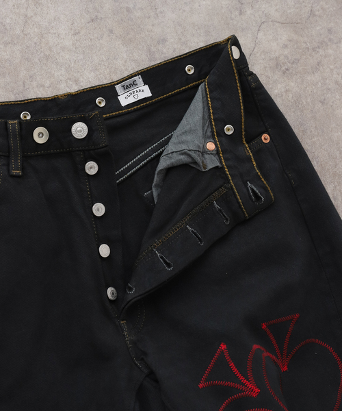CITYSHOP(シティーショップ)の「TanC TOKYO OLDPARK x TanC EMBROIDERY SH TC26A-051:ハーフパンツ(その他パンツ・レディース・ブラック・32/30)」の8枚目の写真
