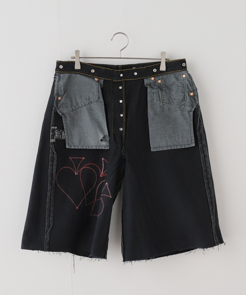 CITYSHOP(シティーショップ)の「TanC TOKYO OLDPARK x TanC EMBROIDERY SH TC26A-051:ハーフパンツ(その他パンツ・レディース・ブラック・32/30)」の10枚目の写真