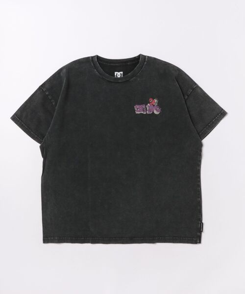 DC SHOES（ディーシーシューズ）の「DC SHOES キッズ 26 KD WALL SCRAPE SS Tシャツ 【2026年春夏モデル】/半袖バックプリントTシャツ（Tシャツ/カットソー・キッズ・ホワイト/ブラック/ホワイト系その他・130/140/150/160）」の2枚目の写真