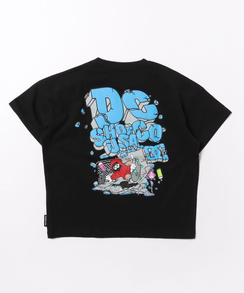 DC SHOES(ディーシーシューズ)の「DC SHOES キッズ 26 KD WALL SCRAPE SS Tシャツ 【2026年春夏モデル】/半袖バックプリントTシャツ(Tシャツ/カットソー・キッズ・ホワイト/ブラック・130/140/150/160)」の9枚目の写真