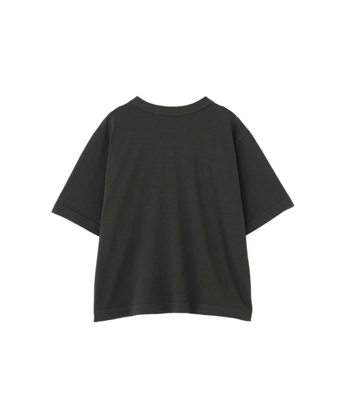 MHL.（エムエイチエル）の「RAW SLUB COTTON JERSEY（Tシャツ/カットソー・レディース・ダークグリーン/ホワイト・2）」の8枚目の写真