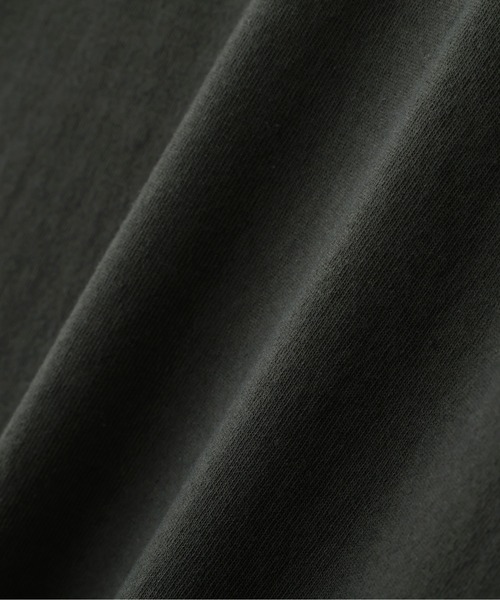 MHL.（エムエイチエル）の「RAW SLUB COTTON JERSEY（Tシャツ/カットソー・レディース・ダークグリーン/ホワイト・2）」の9枚目の写真