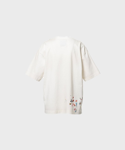 MIHARAYASUHIRO（ミハラヤスヒロ）の「【MIHARAYASUHIRO/ミハラヤスヒロ】KIDS STICKER TEE（Tシャツ/カットソー・メンズ・ホワイト/ブラック・46/44）」の3枚目の写真