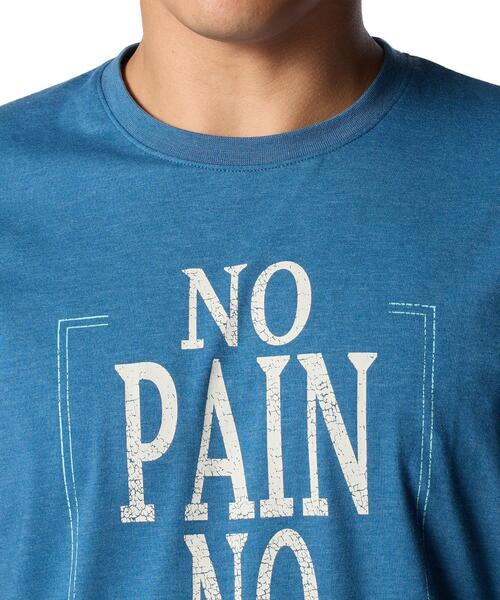 UNDER ARMOUR(アンダーアーマー)の「UAパフォーマンスコットン グラフィック ショートスリーブ Tシャツ(ライフスタイル/メンズ)(Tシャツ/カットソー・メンズ・ブルー系・M/XL/L/3XL/2XL/S)」の4枚目の写真
