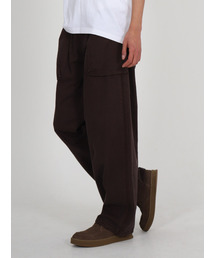 BUTTON SEOUL（ボタンソウル）の「バンディングストリングバルーンウォッシングコットンパンツ（ダークブラウン）（その他パンツ）」