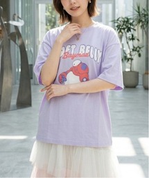 【DISNEY/ディズニー】キャラクタープリント半袖Tシャツ(WIDEシルエット)