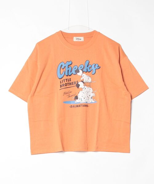 Disney(ディズニー)の「【DISNEY/ディズニー】キャラクタープリント半袖Tシャツ(WIDEシルエット)(Tシャツ/カットソー・レディース・ミント/オフホワイト/オレンジ/ラベンダー・LARGE/MEDIUM)」の6枚目の写真
