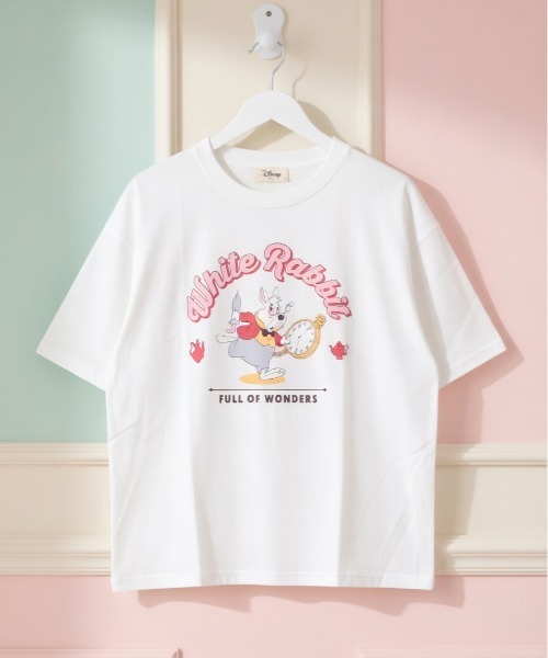 Disney(ディズニー)の「【DISNEY/ディズニー】キャラクタープリント半袖Tシャツ(WIDEシルエット)(Tシャツ/カットソー・レディース・ミント/オフホワイト/オレンジ/ラベンダー・LARGE/MEDIUM)」の22枚目の写真