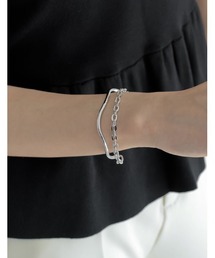 Re:EDIT（リエディ）の「ニュアンスカーブ×チェーンコンビバングル（バングル/リストバンド）」