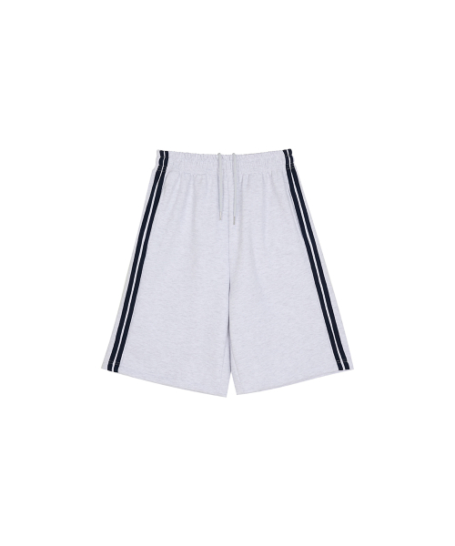 PORTERNA(ポルテナ)の「TRACK LINE BERMUDA SWEAT SHORTS-2COLOR(その他パンツ・レディース・ネイビー/ホワイト・OS)」の14枚目の写真