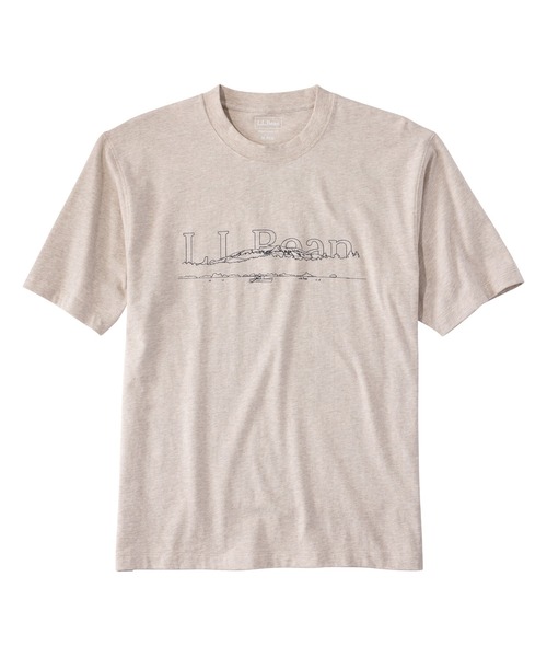 L.L.Bean(エルエルビーン)の「ボクシー・ティ、グラフィック 米国フィット・レギュラー(Tシャツ/カットソー・メンズ・ブラック/ネイビー/ベージュ系/ホワイト・X-LARGE/LARGE/MEDIUM/SMALL)」の3枚目の写真