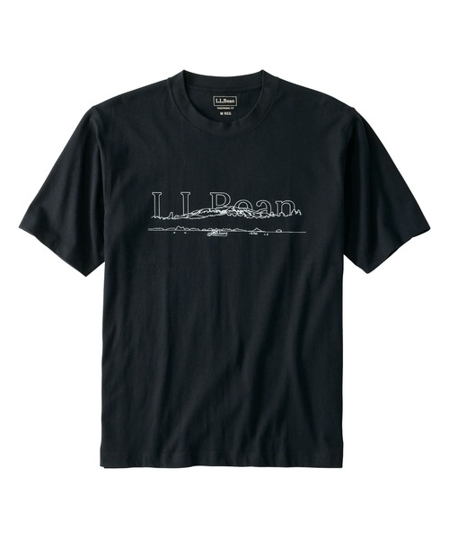 L.L.Bean(エルエルビーン)の「ボクシー・ティ、グラフィック 米国フィット・レギュラー(Tシャツ/カットソー・メンズ・ブラック/ネイビー/ベージュ系/ホワイト・X-LARGE/LARGE/MEDIUM/SMALL)」の2枚目の写真