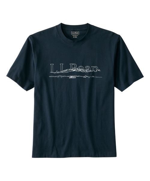 L.L.Bean(エルエルビーン)の「ボクシー・ティ、グラフィック 米国フィット・レギュラー(Tシャツ/カットソー・メンズ・ブラック/ネイビー/ベージュ系/ホワイト・X-LARGE/LARGE/MEDIUM/SMALL)」の5枚目の写真
