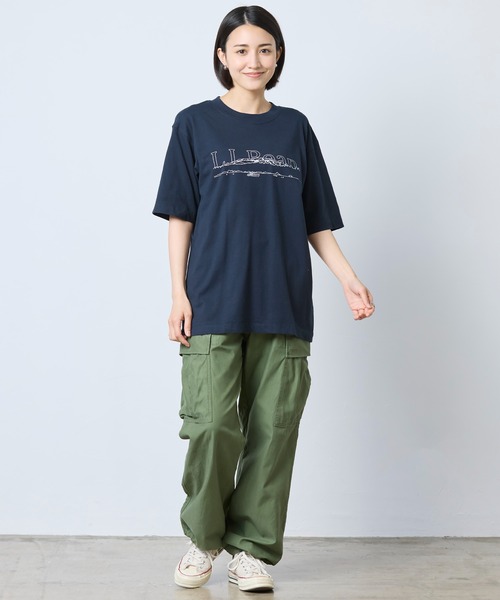 L.L.Bean(エルエルビーン)の「ボクシー・ティ、グラフィック 米国フィット・レギュラー(Tシャツ/カットソー・メンズ・ブラック/ネイビー/ベージュ系/ホワイト・X-LARGE/LARGE/MEDIUM/SMALL)」の15枚目の写真