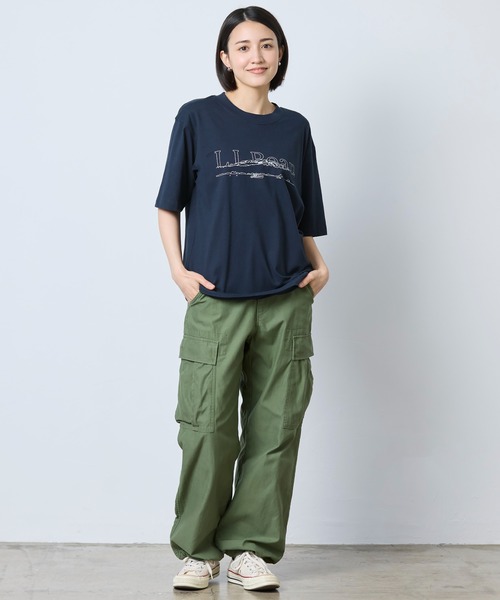L.L.Bean(エルエルビーン)の「ボクシー・ティ、グラフィック 米国フィット・レギュラー(Tシャツ/カットソー・メンズ・ブラック/ネイビー/ベージュ系/ホワイト・X-LARGE/LARGE/MEDIUM/SMALL)」の14枚目の写真