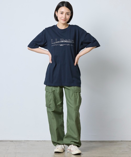 L.L.Bean(エルエルビーン)の「ボクシー・ティ、グラフィック 米国フィット・レギュラー(Tシャツ/カットソー・メンズ・ブラック/ネイビー/ベージュ系/ホワイト・X-LARGE/LARGE/MEDIUM/SMALL)」の13枚目の写真