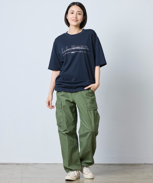 L.L.Bean(エルエルビーン)の「ボクシー・ティ、グラフィック 米国フィット・レギュラー(Tシャツ/カットソー・メンズ・ブラック/ネイビー/ベージュ系/ホワイト・X-LARGE/LARGE/MEDIUM/SMALL)」の12枚目の写真