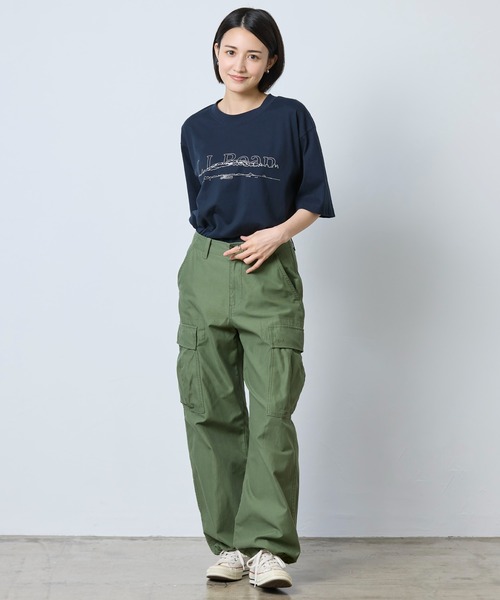 L.L.Bean(エルエルビーン)の「ボクシー・ティ、グラフィック 米国フィット・レギュラー(Tシャツ/カットソー・メンズ・ブラック/ネイビー/ベージュ系/ホワイト・X-LARGE/LARGE/MEDIUM/SMALL)」の17枚目の写真