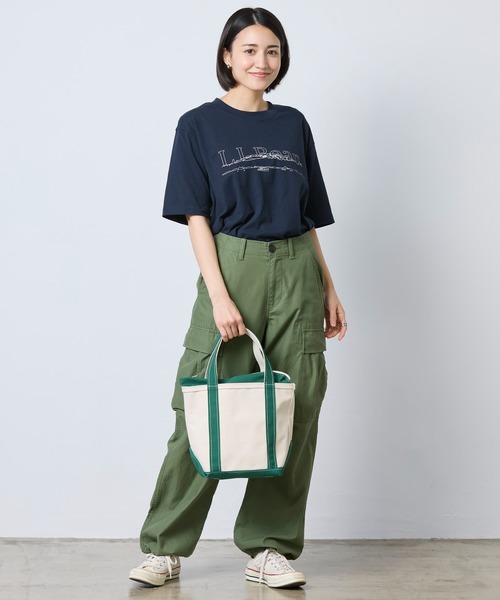 L.L.Bean(エルエルビーン)の「ボクシー・ティ、グラフィック 米国フィット・レギュラー(Tシャツ/カットソー・メンズ・ブラック/ネイビー/ベージュ系/ホワイト・X-LARGE/LARGE/MEDIUM/SMALL)」の7枚目の写真